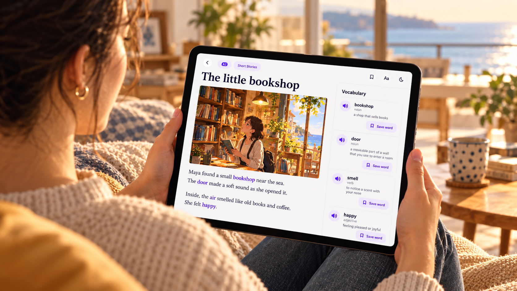 Storystep Reader concept visual
