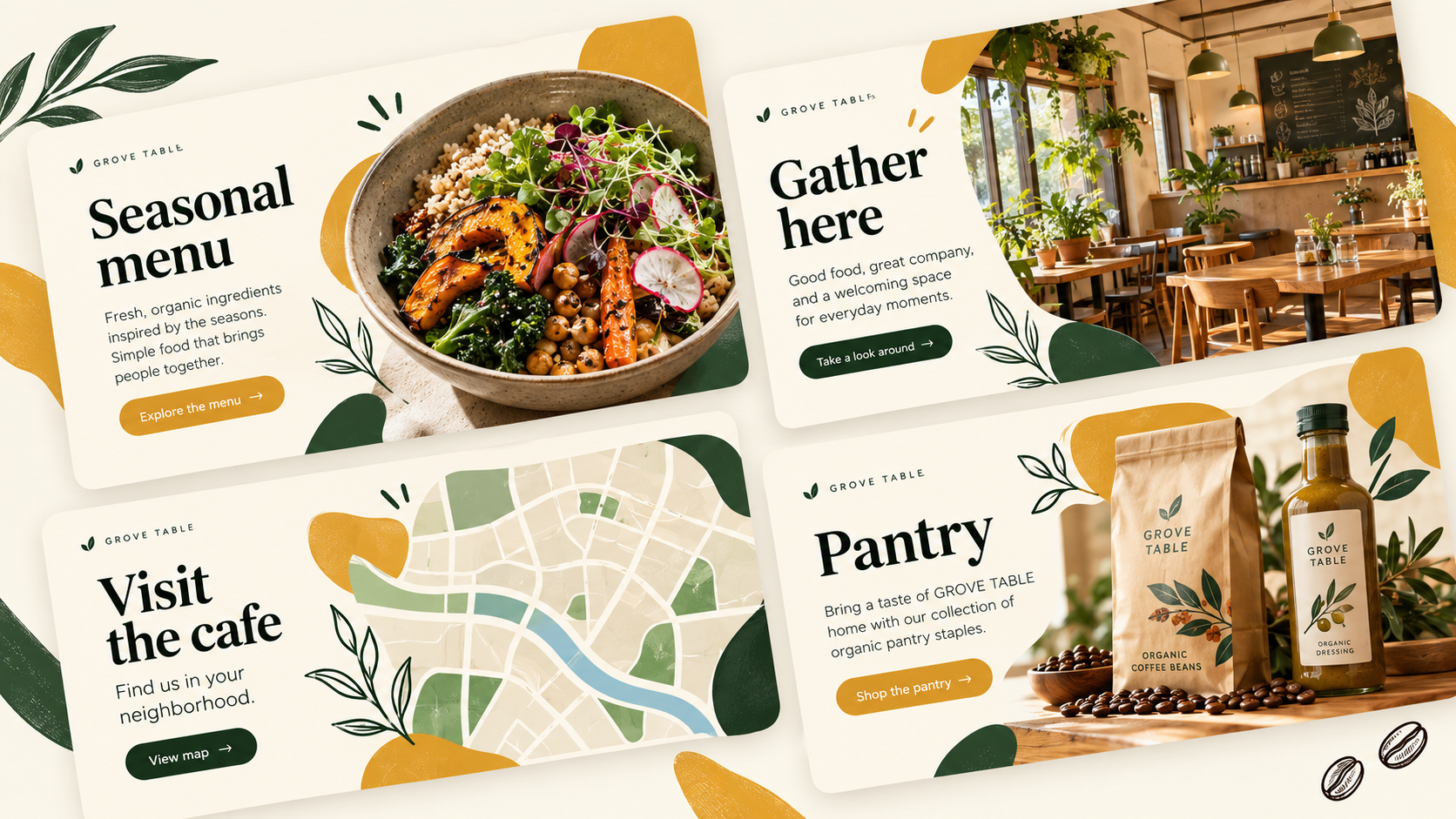 Grove Table Website concept visual